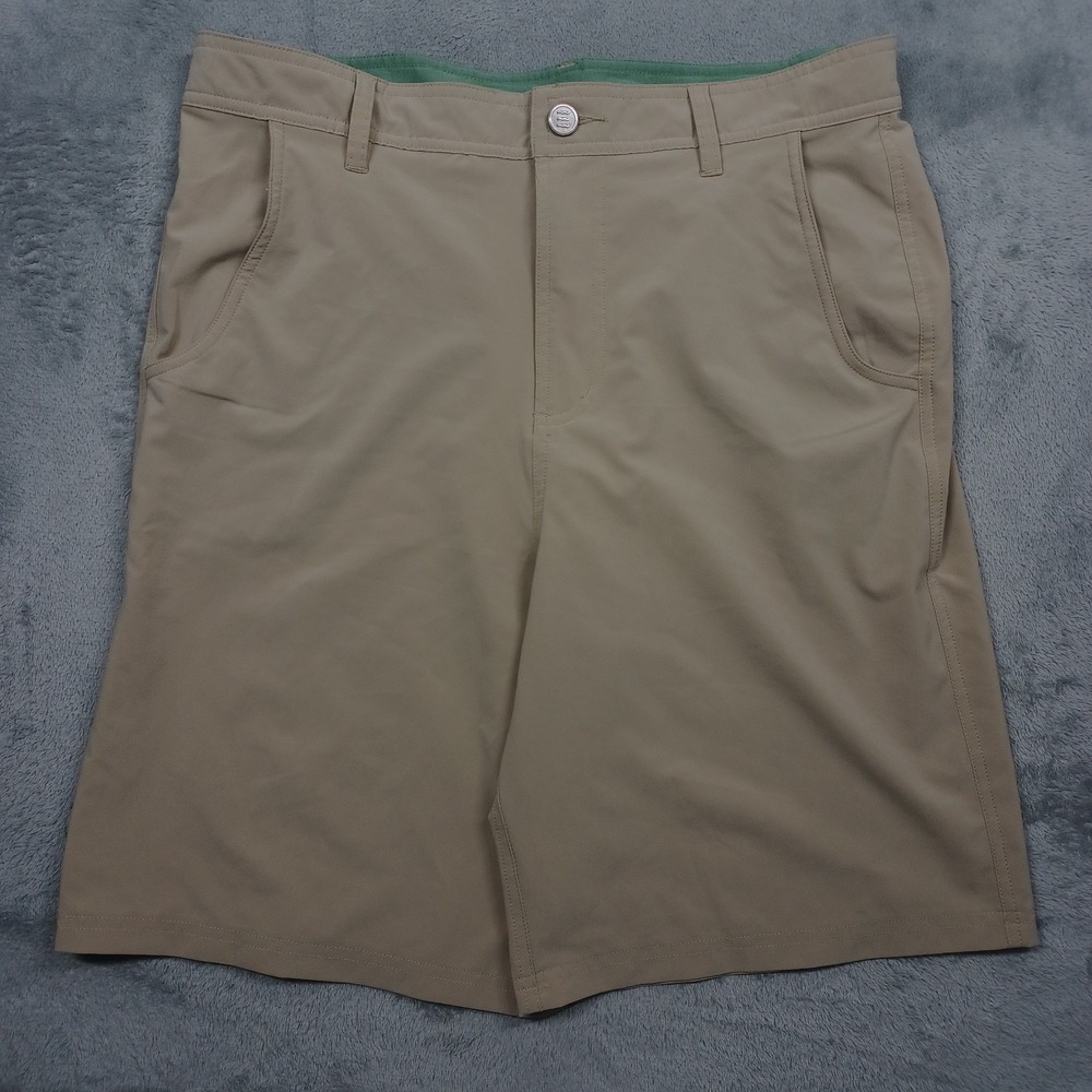 Free Fly Shorts Mens 32 Brown Chino Pockets Outdoor Casual Stretch